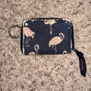 vera bradley flamingo wallet